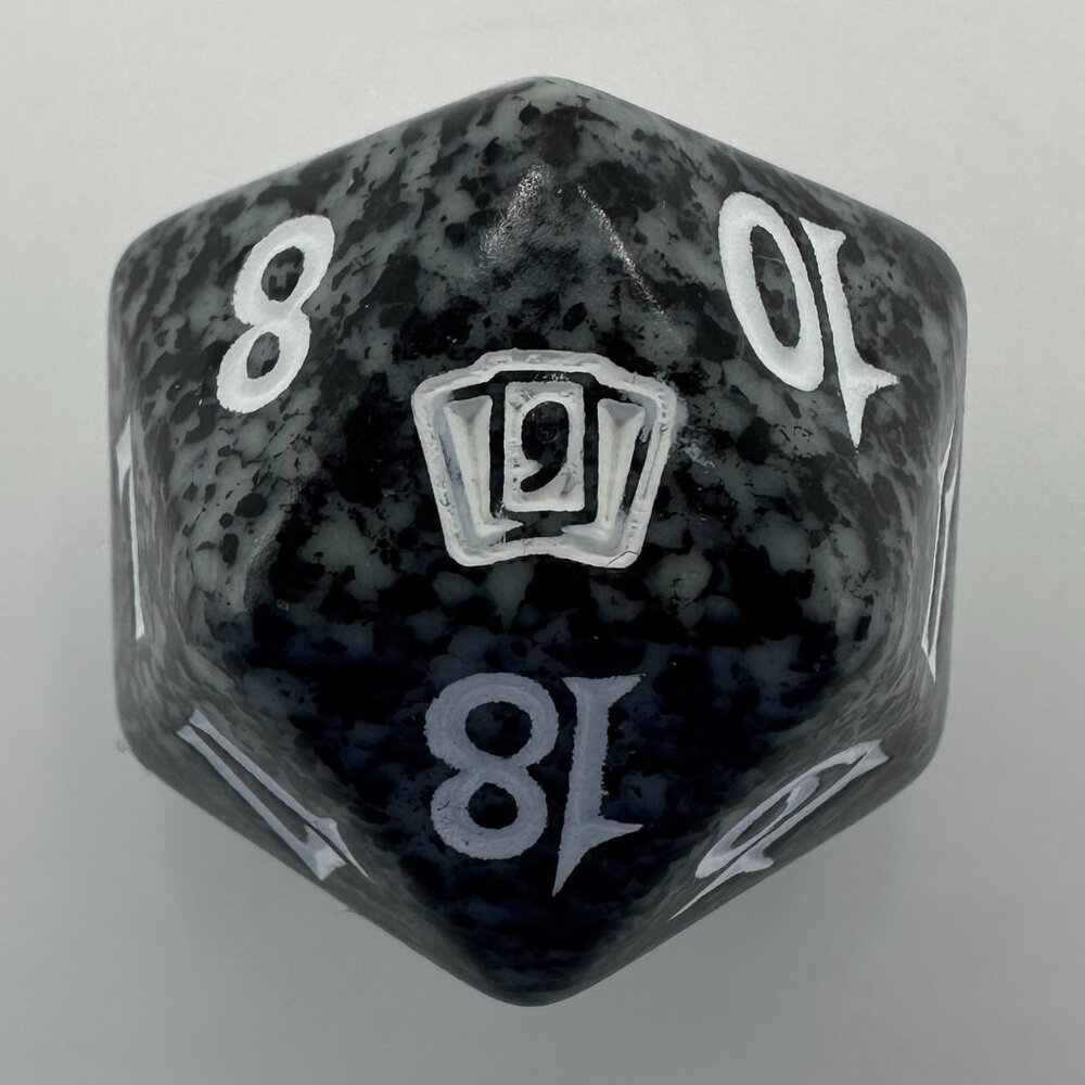 Magic The Gathering 9th Edition Black D20 Spindown Die